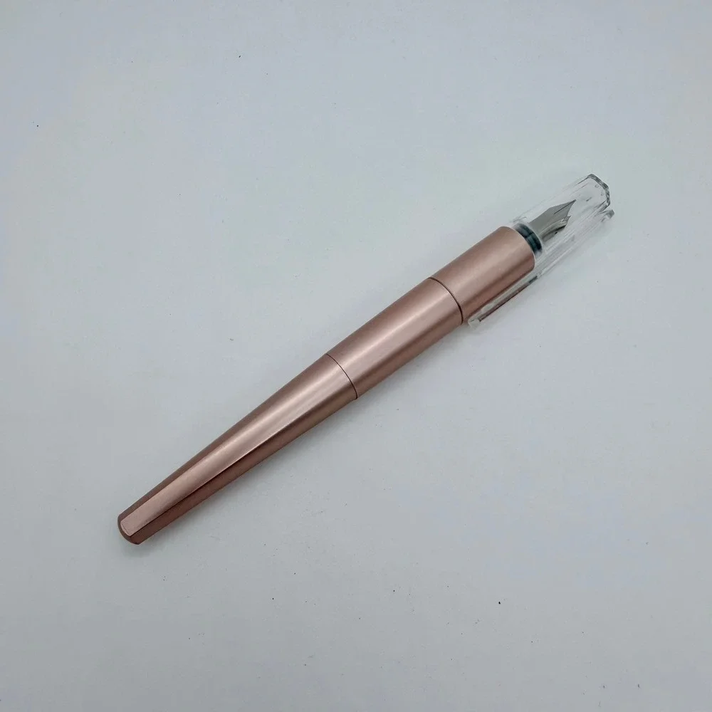 Ooly Splendid Fountain Pen Unisex Fine Nib Metal Rose Gold Elegant Writing Tool